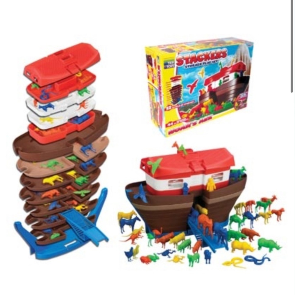 Noah’s Ark Stackers Play Set with Storage by Tier Toys